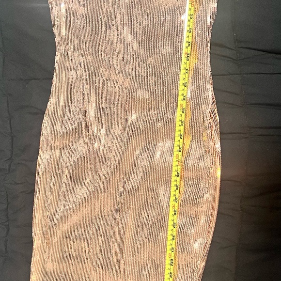 Beautiful Rose Gold Sequins Dress - Picture 7 of 7